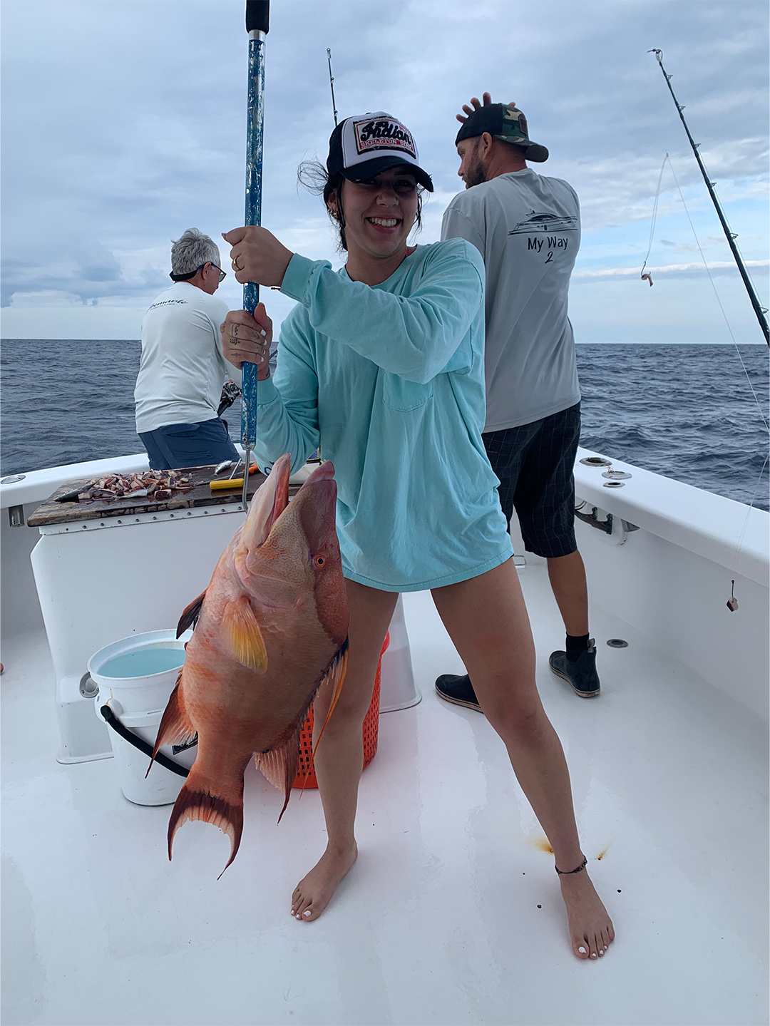Carolina Beach charter fishing catch aboard the Cheerio Lady