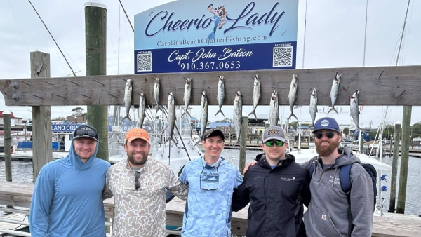 Half day reef fishing off Carolina Beach